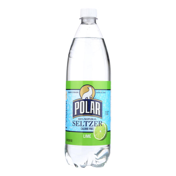 Polar Seltzer Water Lime 33.8Oz