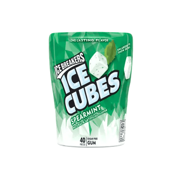 Ice Breakers Cubes Spearmint Sugar Free Gum 40ct