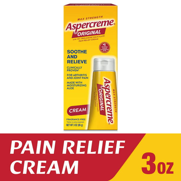 Aspercreme Pain Relieving Creme, Odor Free - 3 oz