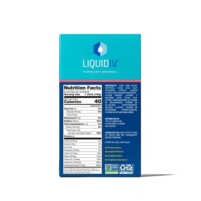 Liquid I.V. Hydration Multiplier Strawberry Lemonade 10 Packs