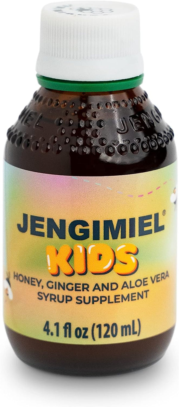 JENGIMIEL Kids Honey and Ginger Syrup Supplement 4.1 fl oz