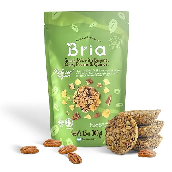 Bria Banana Pecans Quinoa & Oats Crunchy Bites 3.5Oz