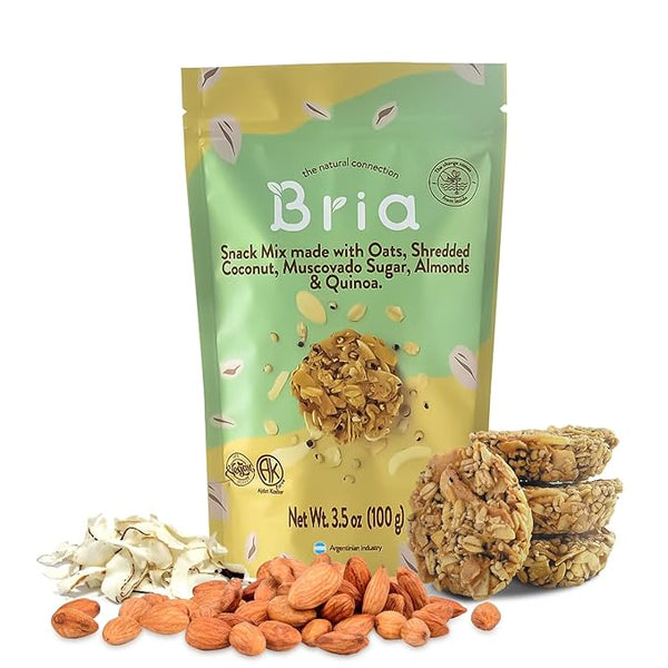Bria Coconut Almonds Oats & Quinoa Crunchy Bites 3.5Oz