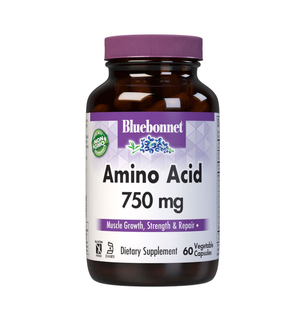 Bluebonnet Amino Acid 750 mg Capsules 60ct