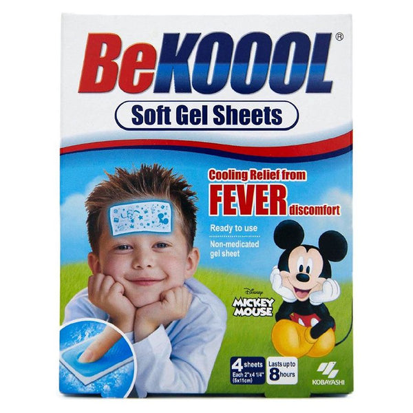 Be Koool Fever Soft Gel Sheets 4ct
