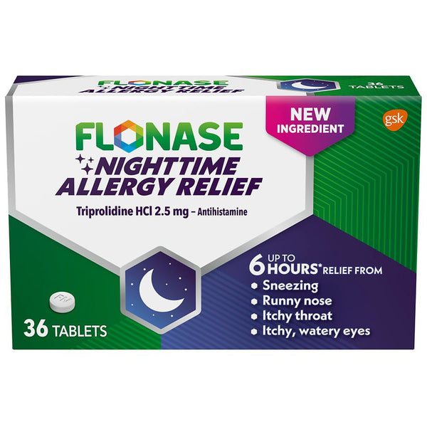 Flonase Nighttime Allergy Relief Tablets 36ct