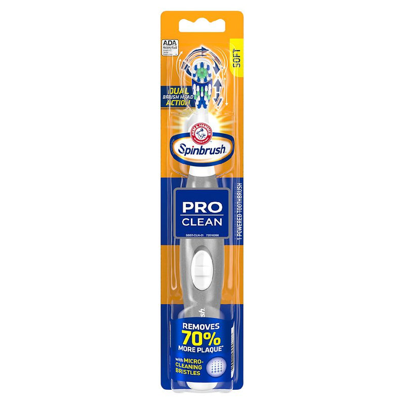 Arm & Hammer Pro Clean SpinBrush Powered Toothbrush Soft