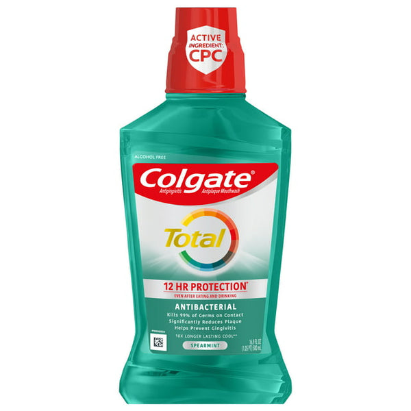 Colgate Total Advanced Mouthwash Spearmint 16.9Oz