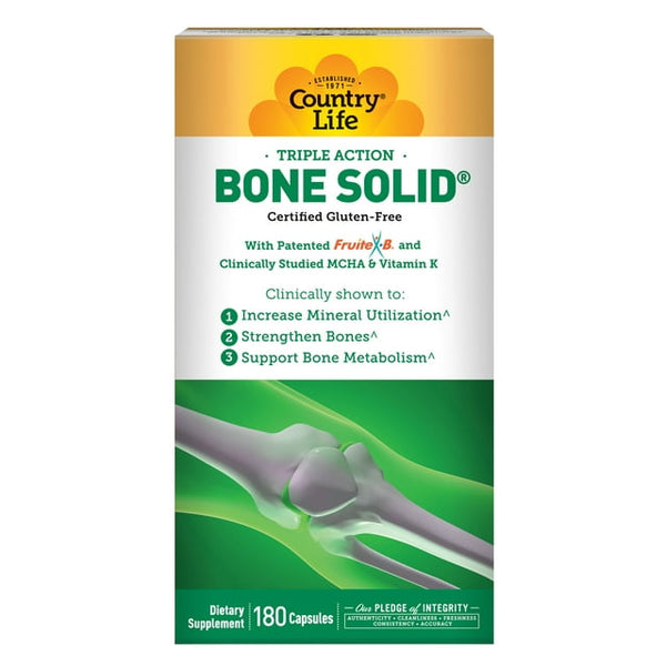 Country Life Bone Solid Capsules 180ct