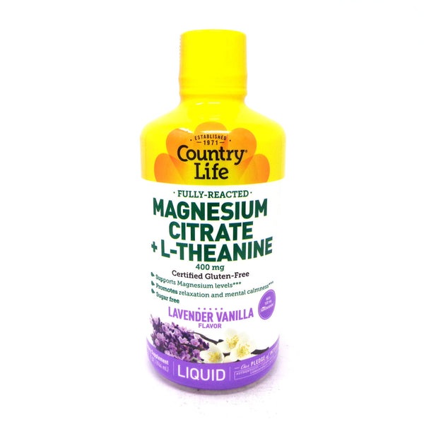Country Life Calcium Magnesium Lavender Vanilla 32Oz