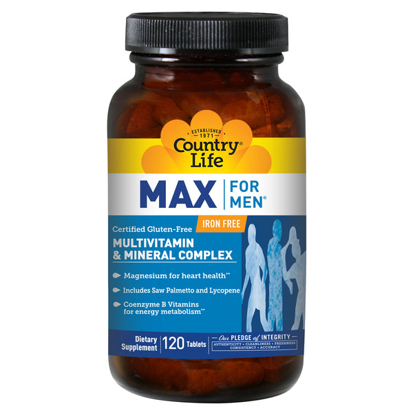 Country Life Max For Men Tablets 120ct