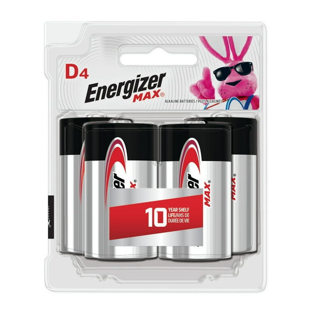 Energizer Energizer MAX D Batteries 4ct