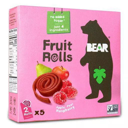Bear Real Fruit Yoyo Raspberry 3.5Oz