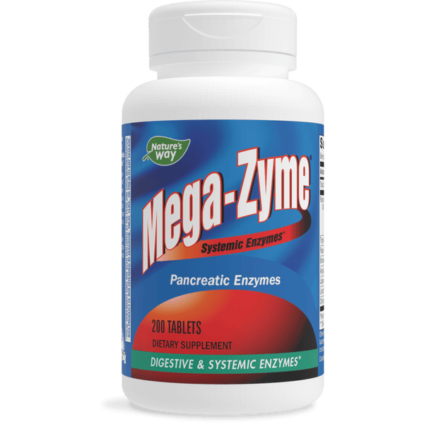 Nature's Way Mega-Zyme Tablets 200ct