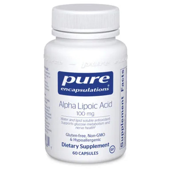 Pure Encapsulations Alpha Lipoic Acid 100mg Capsules 60ct
