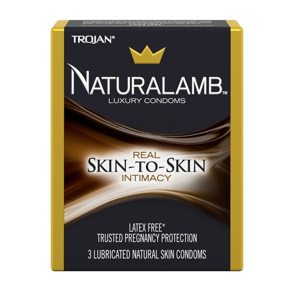 Trojan Naturalamb (3 Lubricated Natural Skin Condoms)