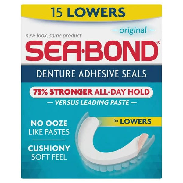 Sea Bond Denture Adhesive Lower 15ct