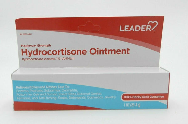 Leader Hydrocortisone Ointment 1Oz