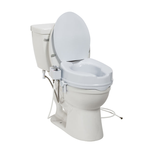 Drive Medical PreserveTech Raised Toilet Seat with Bidet, Ambient & Warm Water