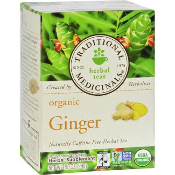 Traditional Medicinals Ginger Tea 16 Bags