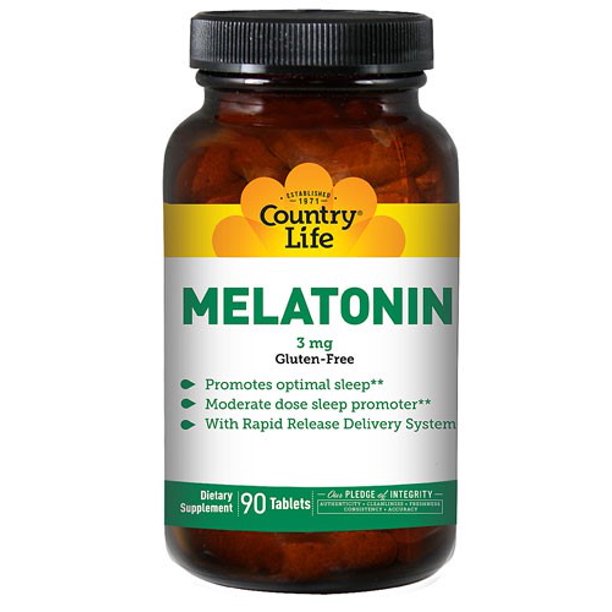 Country Life Biochem Melatonin 3 mg 90 Tablets – Locatel Health