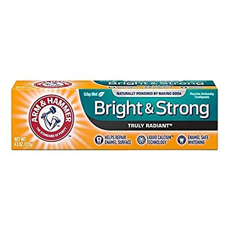 ARM & HAMMER Truly Radiant Bright & Strong Fluoride Anticavity Toothpaste Fresh Mint 4.3 OZ