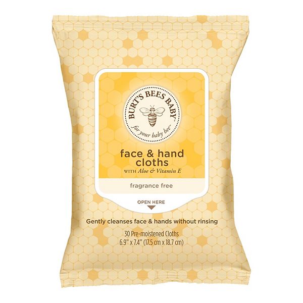 Burt's Bees Baby Face Hand Cloths – Locatel Health & Wellness Online Store