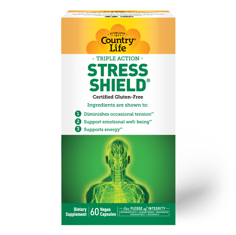 Country Life Stress Shield 60 Vegetable Capsules