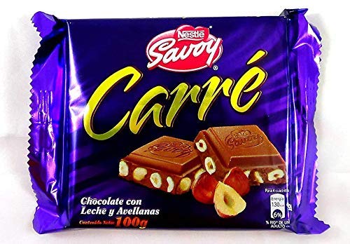Chocolate Con Avellanas Carre Savoy 100gr