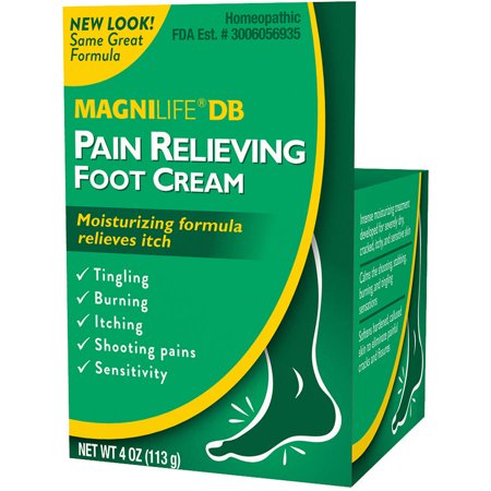 MagniLife DB Pain Relieving Foot Cream 4 Oz
