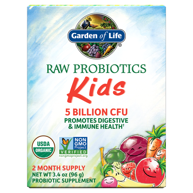 Garden of Life Raw Probiotics Kids Digestive Banana Powder