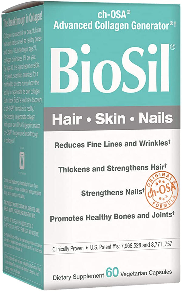 Biosil Hair Skin Nails 30 Vegetable Capsules