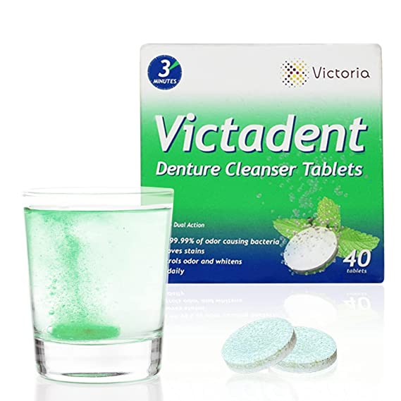 Victadent Denture Cleanser Effervescent Tablets 40