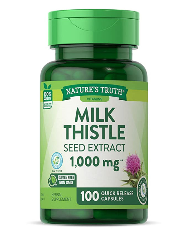 Nature's Truth Milk Thistle Seed Extract 100 Capsules