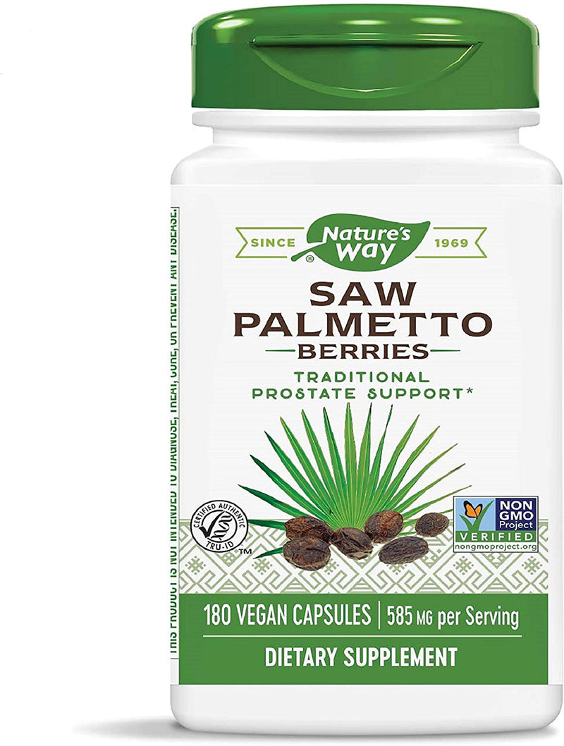 Nature's Way Saw Palmetto Berries 585 mg 100 Vegetable Capsules