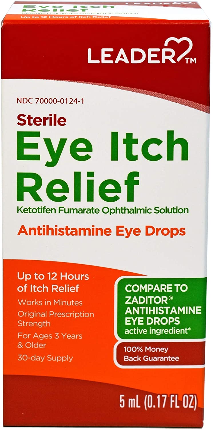 Zaditor Eye Drops, Antihistamine, Eye Itch Relief, Twin Pack, 2