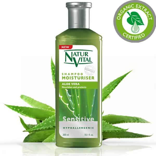 Naturvital-Hair Shampoo Aloe Vera - Moisturizer