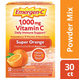Emergen-C Vitamin C Fizzy Drink Mix Super Orange 1000 mg Packets