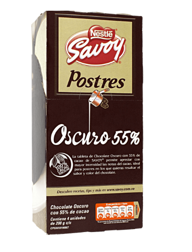 Nestle Savoy Samba Chocolate Wafer (Pack of 4) - 4.4 oz / 128 g