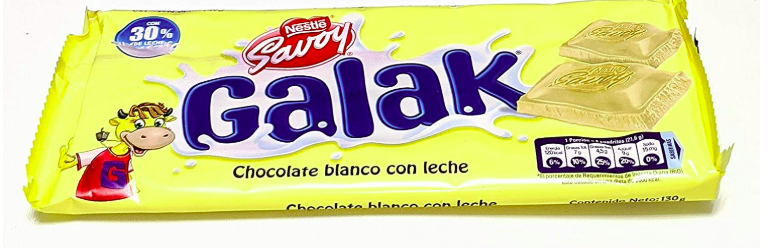 Nestle Galak White Chocolate Bars (Box of 12) - 12.6 oz / 360 g Nestle  Savoy Visit us onlin! Find what you need