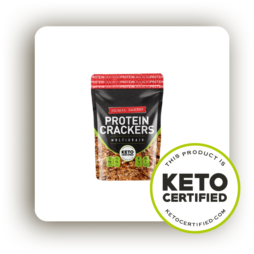 Primal Bakery Protein Keto Crackers Multigrain 3.53OZ Locatel Health