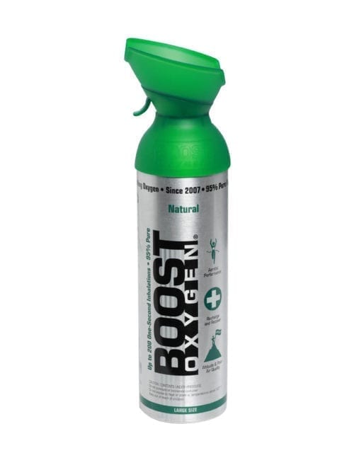 Boost Oxygen Natural 10 Liters Over 200 One-Second Inhalations