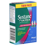 Alcon Systane Ultra Lubricant Eye Drops, Twin Pack, 10-mL Each