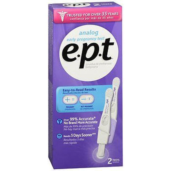 E.p.t Early Pregnancy Test, 2Count