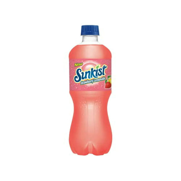 Sunkist Strawberry Lemonade Soda 20Oz