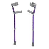 Drive Medical Pediatric Forearm Crutches, Large, Wizard Purple, Pair