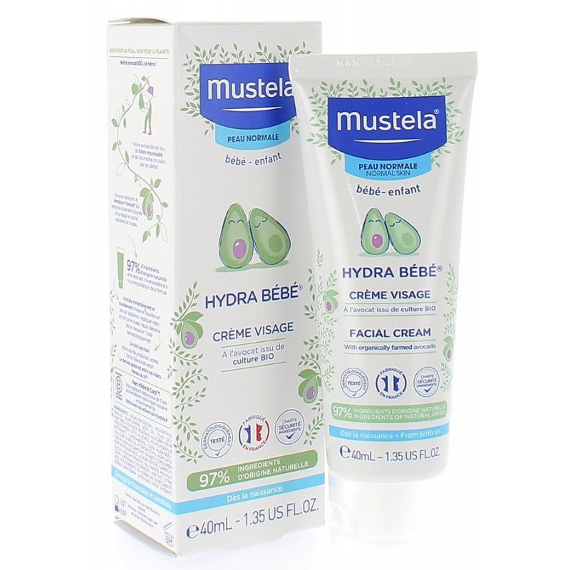 Mustela Hydra Bebe Face Cream, Baby Daily Moisturizer 1.35 Oz – Locatel  Health & Wellness Online Store