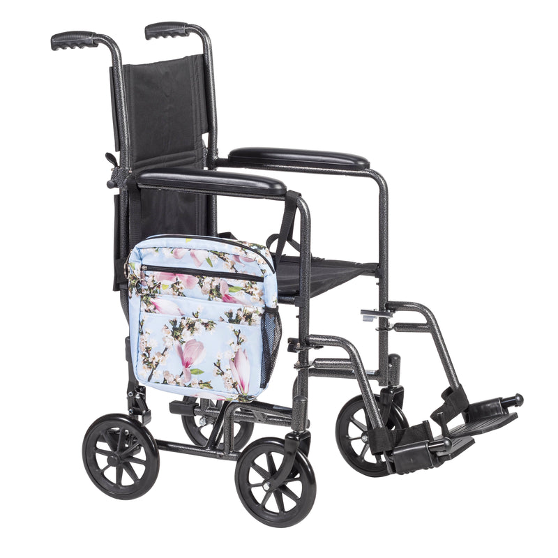 Drive Medical Universal Mobility Tote, Blue Floral