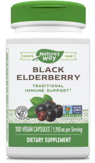 Nature's Way Black Elderberry Vegetable Capsules