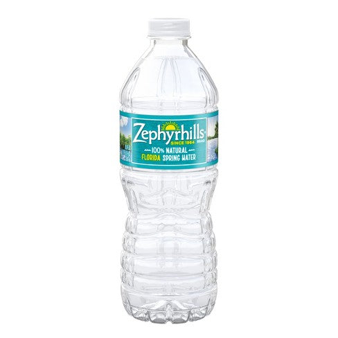 20 Fluid Ounce Bottled Water  Zephyrhills® Brand 100% Natural